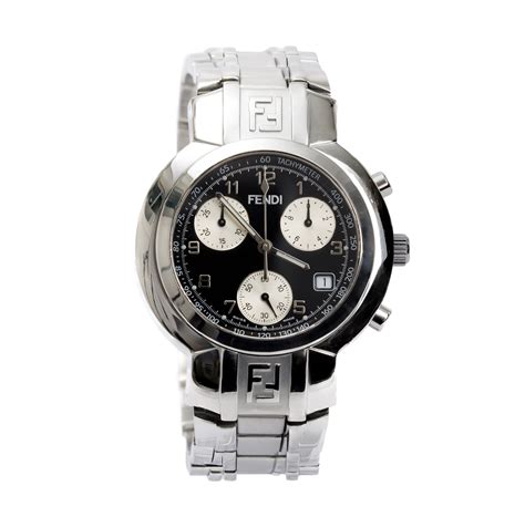 Women's Zucca Chronograph Stainless Steel Black Dial